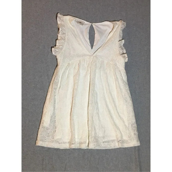 Womens Judith March x DeDe Raad Romper Size Small White Oopsie Daisy Babydoll - Picture 1 of 3